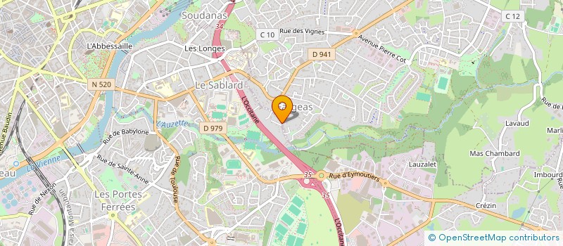localisation de l'entreprise LIM-PAC à LIMOGES