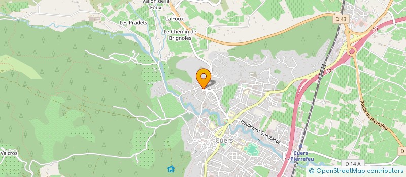 localisation de l'entreprise LIMA à CUERS