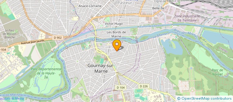 localisation de l'entreprise LIMA à GOURNAY-SUR-MARNE