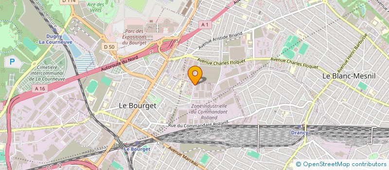 localisation de l'entreprise LIMA à LE BOURGET