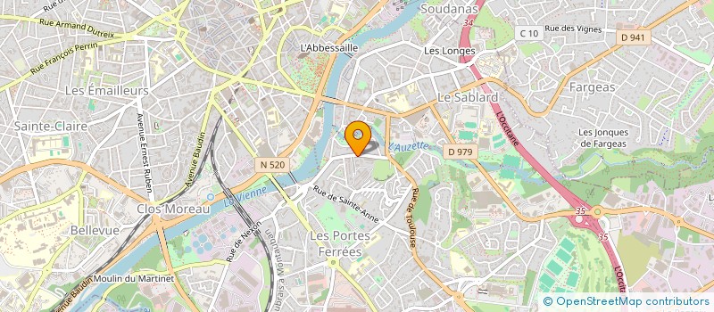 localisation de l'entreprise LIMA à LIMOGES