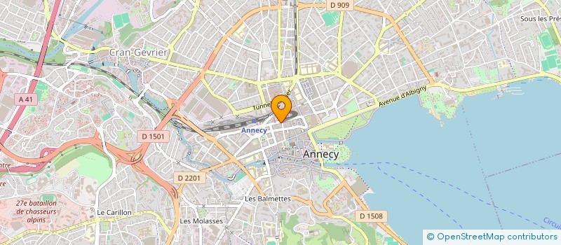 localisation de l'entreprise LIMA à ANNECY