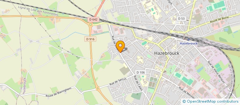 localisation de l'entreprise LIMA  HAZEBROUCK