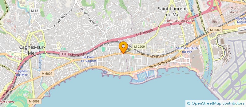 localisation de l'entreprise LIMA  CAGNES-SUR-MER