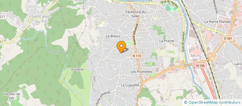 localisation de l'entreprise LIMA  ALES