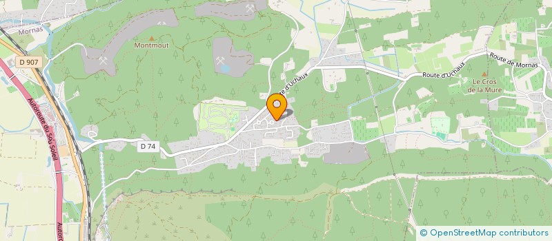 localisation de l'entreprise LIMA  MORNAS