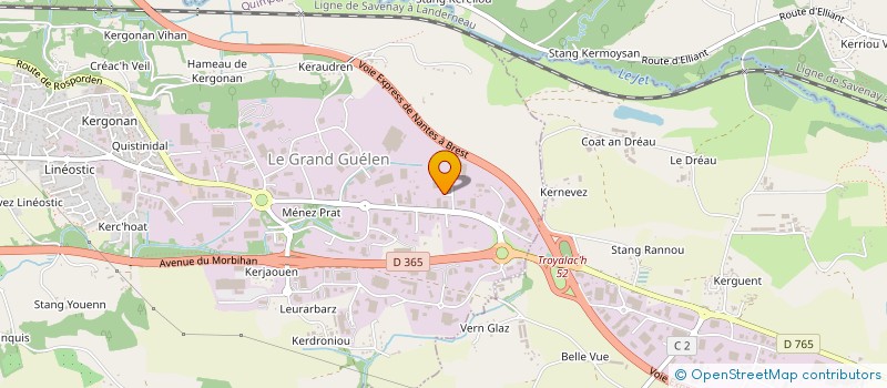 localisation de l'entreprise LIMA BIDCO à QUIMPER