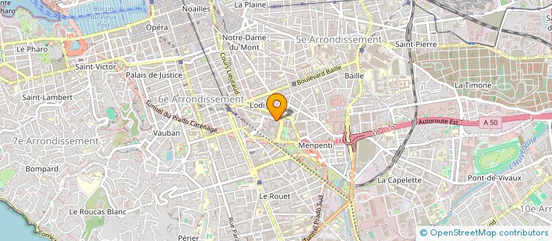 localisation de l'entreprise LIMA CAMPUS  MARSEILLE