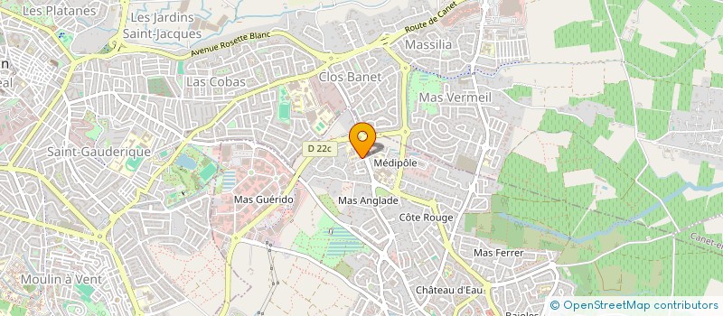 localisation de l'entreprise LIMA IMMO  CABESTANY