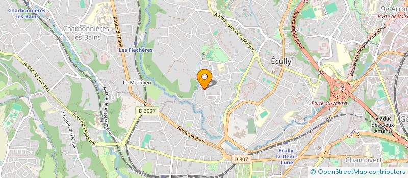 localisation de l'entreprise LIMA IMMO  ECULLY