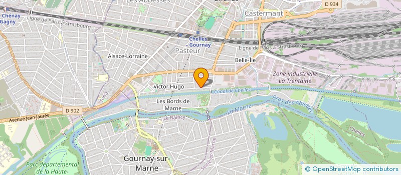 localisation de l'entreprise LIMA VIANA ASSOCIES à CHELLES