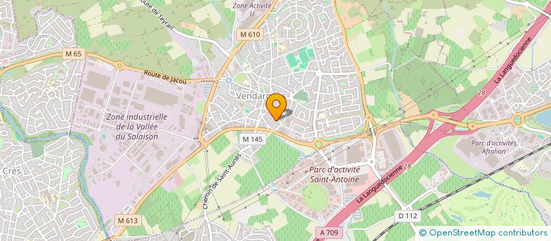 localisation de l'entreprise LIMAEL à VENDARGUES