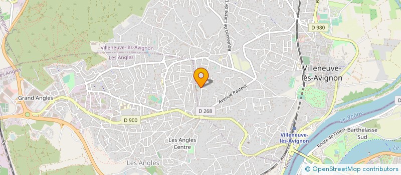 localisation de l'entreprise LIMAFAV  VILLENEUVE-LES-AVIGNON