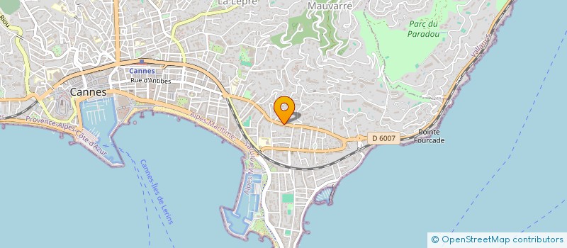 localisation de l'entreprise LIMAGE CILS à CANNES