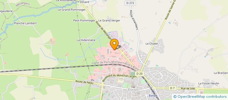 localisation de l'entreprise LIMAGE'INATION à EVRON
