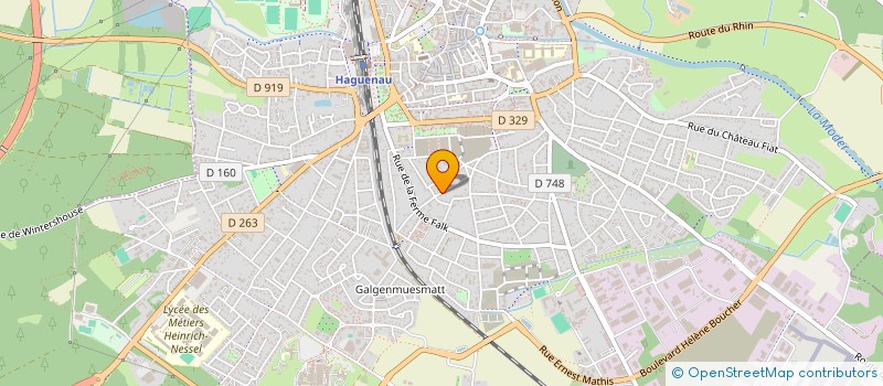 localisation de l'entreprise LIMAGNE EMILIE  HAGUENAU