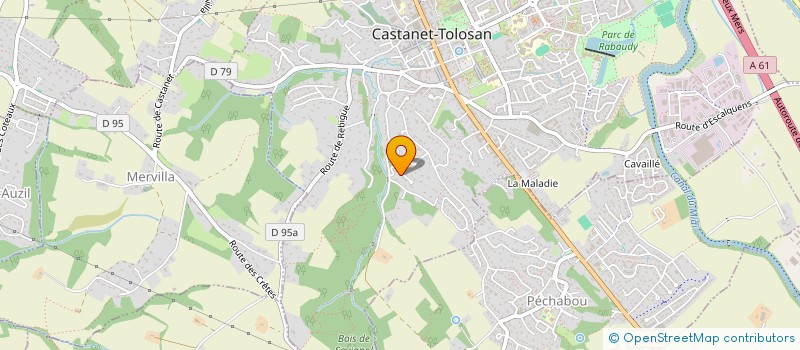 localisation de l'entreprise LIMAGRO à CASTANET-TOLOSAN