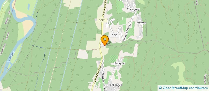 localisation de l'entreprise LIMAJE  SERRIERES-EN-CHAUTAGNE