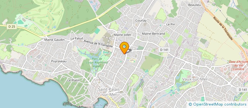 localisation de l'entreprise LIMAJUSA  SAINT-PALAIS-SUR-MER