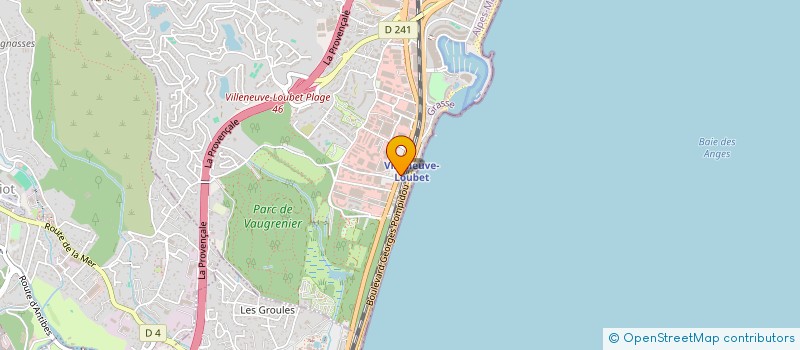 localisation de l'entreprise LIMALA à VILLENEUVE-LOUBET