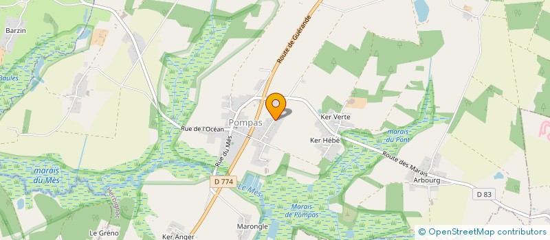 localisation de l'entreprise LIMAM à HERBIGNAC