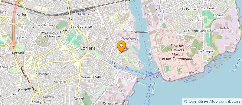 localisation de l'entreprise LIMANDE  LORIENT