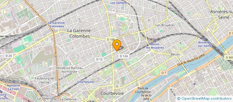 localisation de l'entreprise LIMANO RENOV à COURBEVOIE