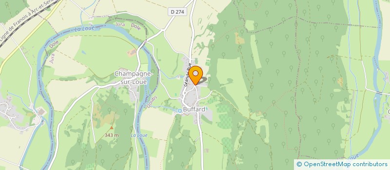 localisation de l'entreprise LIMANORE à BUFFARD