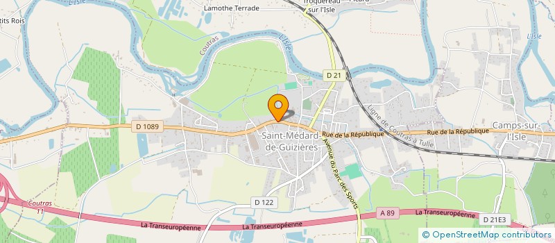 localisation de l'entreprise LIMANOV à SAINT-MEDARD-DE-GUIZIERES
