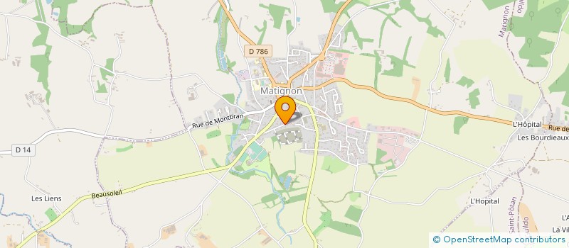 localisation de l'entreprise LIMANTON ROUXEL GEOFFROY  MATIGNON