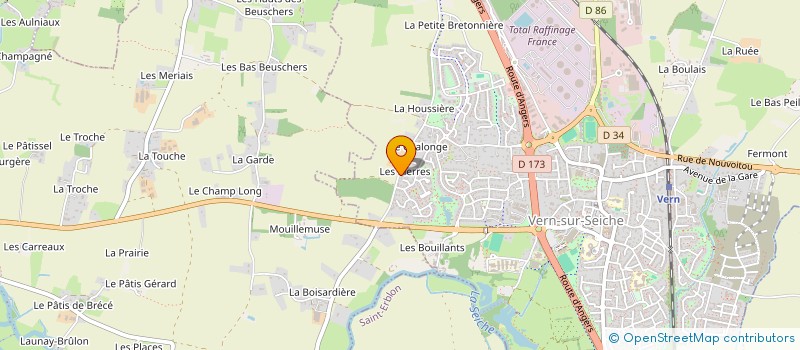 localisation de l'entreprise LIMARA  VERN-SUR-SEICHE