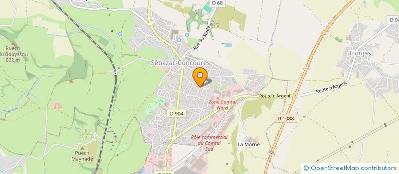 localisation de l'entreprise LIMAT à LA LOUBIERE