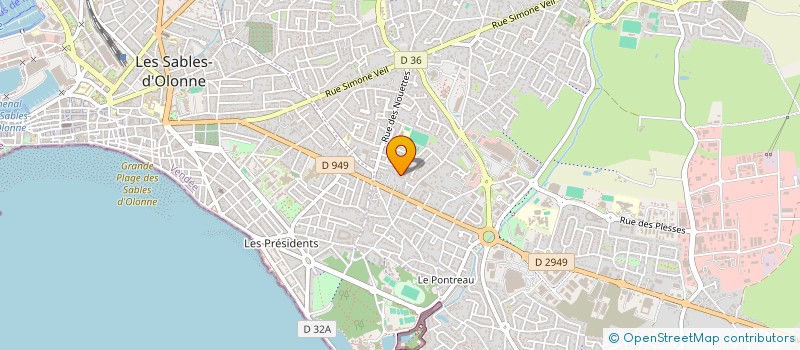 localisation de l'entreprise LIMATOME à LES SABLES D'OLONNE