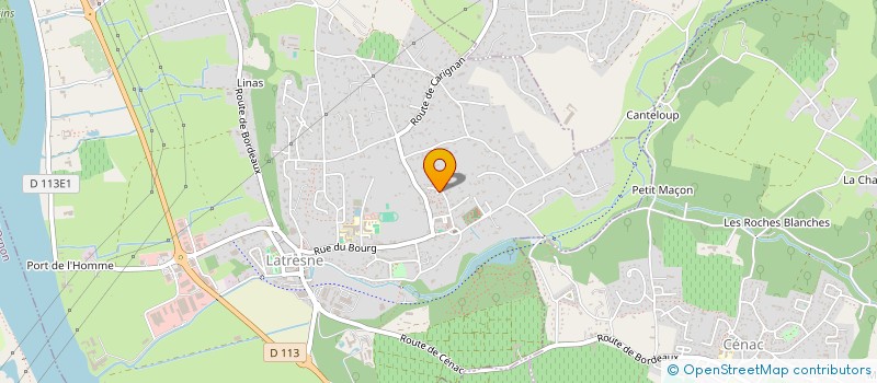 localisation de l'entreprise LIMAUNA  LATRESNE