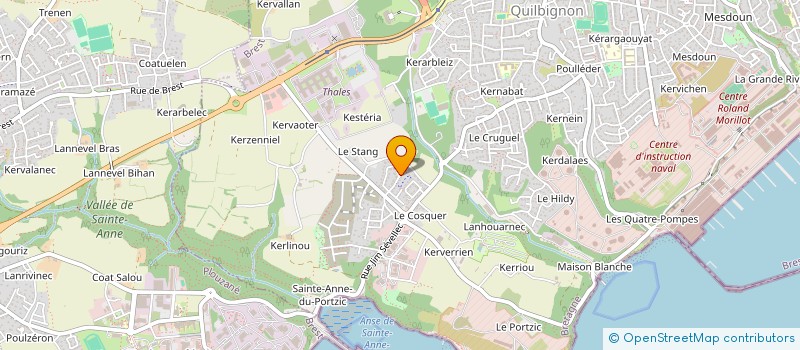 localisation de l'entreprise LIMBO RIVAGE à BREST