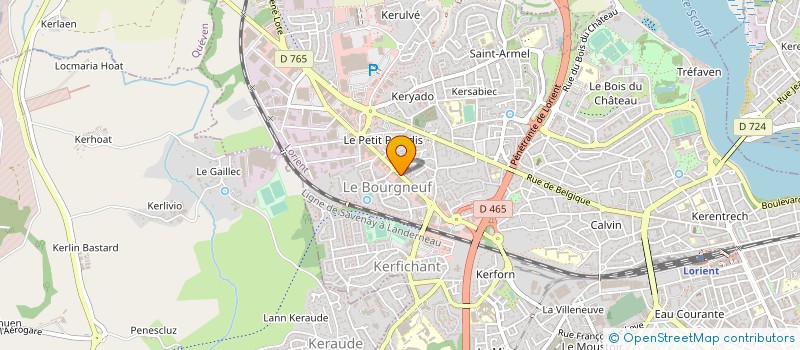 localisation de l'entreprise LIMBOUR & CO à LORIENT