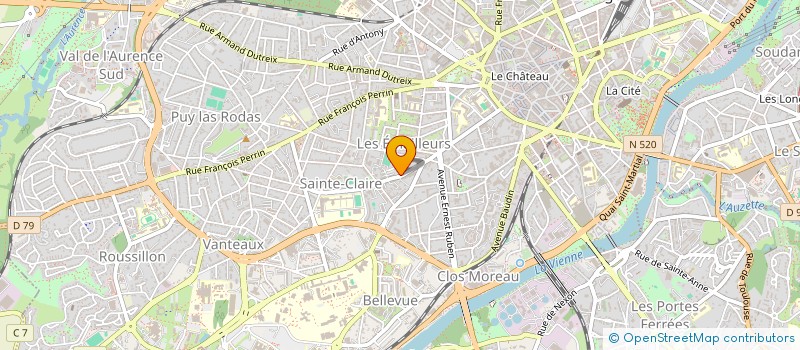localisation de l'entreprise LIMDRONE  LIMOGES