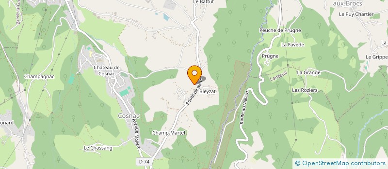 localisation de l'entreprise LIMECO ENVIRONNEMENT  UZERCHE