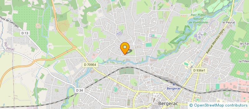 localisation de l'entreprise LIMEGE à BERGERAC