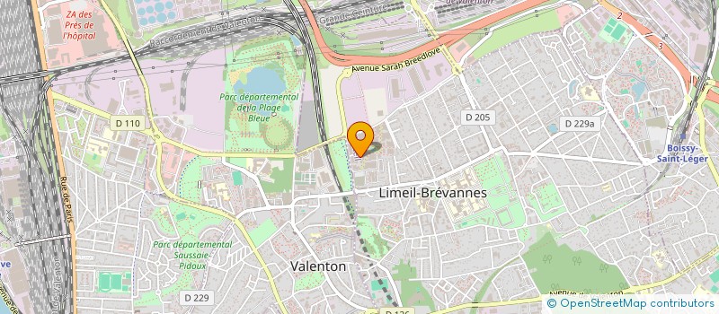 localisation de l'entreprise LIMEIL ASSOCIATION MULTISPORTS ENFANTS à LIMEIL-BREVANNES