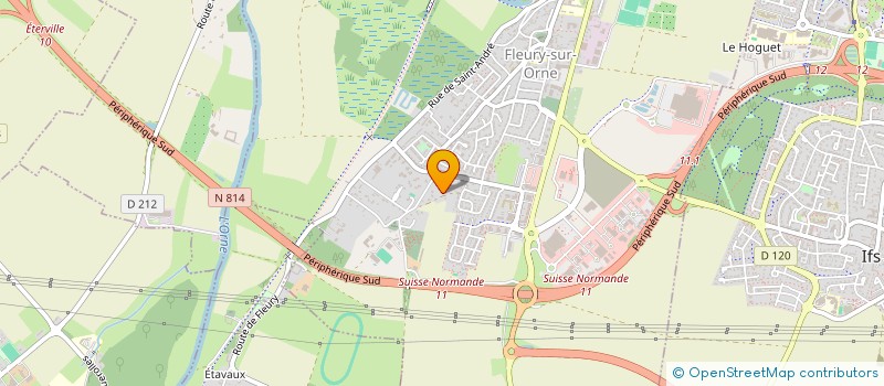 localisation de l'entreprise LIMESTONE HABITAT  FLEURY-SUR-ORNE