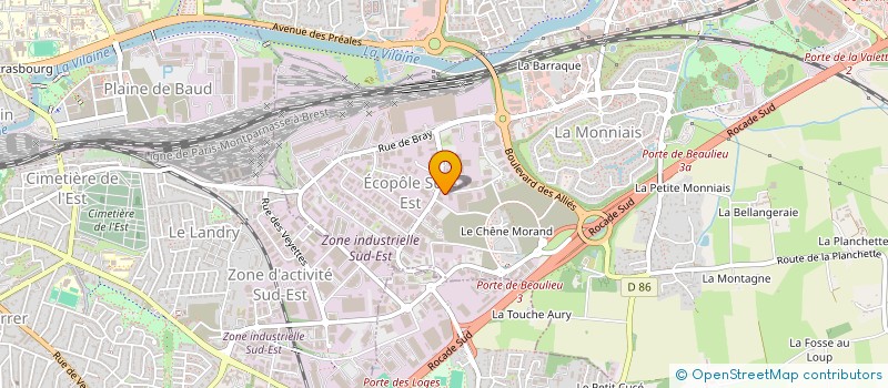 localisation de l'entreprise LIMEUL CHARPENTE à CESSON-SEVIGNE