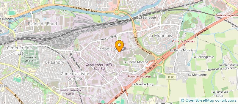 localisation de l'entreprise LIMEUL ETANCHEITE à CESSON-SEVIGNE
