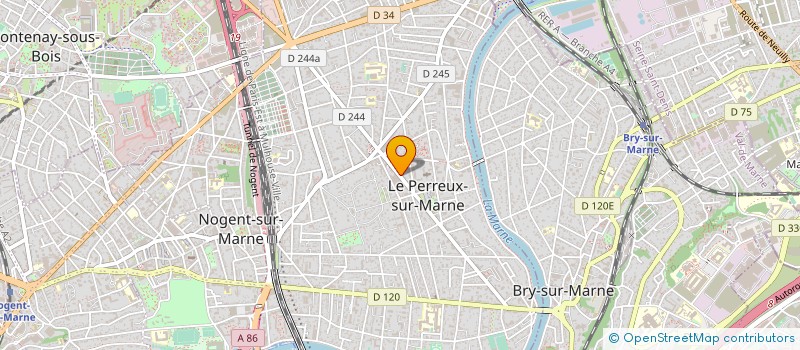 localisation de l'entreprise LIMI IMMO à LE PERREUX-SUR-MARNE