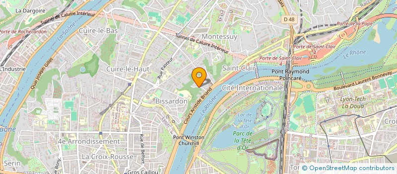 localisation de l'entreprise LIMINAL  CALUIRE-ET-CUIRE