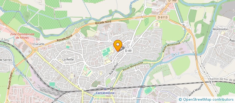 localisation de l'entreprise LIMITROPHES à CARCASSONNE