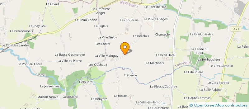 localisation de l'entreprise LIMM  LA BAUSSAINE