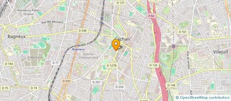 localisation de l'entreprise LIMM à CACHAN