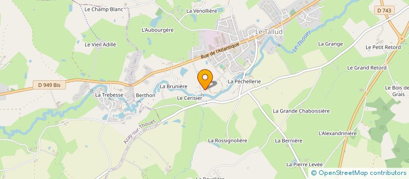 localisation de l'entreprise LIMO  LE TALLUD