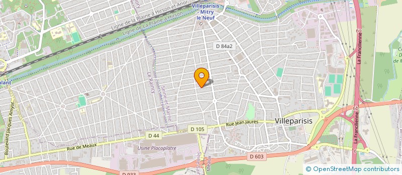 localisation de l'entreprise LIMO à VILLEPARISIS